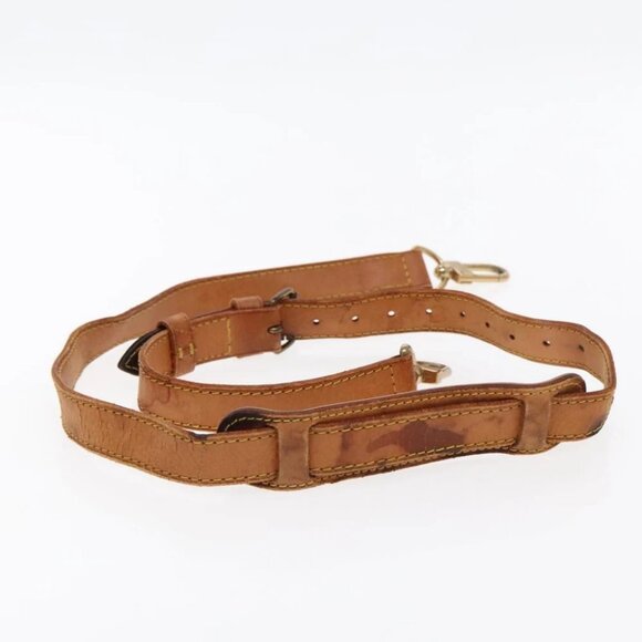 LOUIS VUITTON Adjustable Shoulder Strap Leather 36.6""""-44.1"""" Beige Auth... - Picture 11 of 12